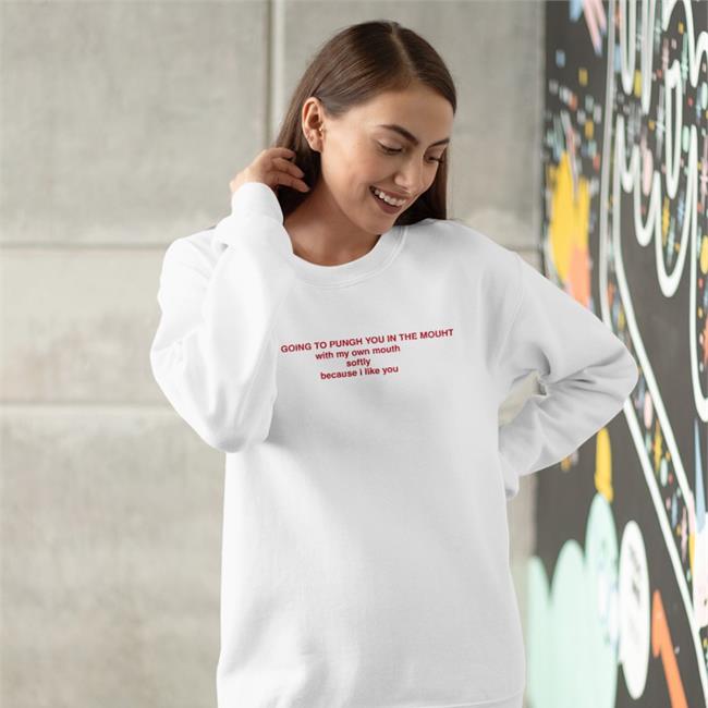 I Am Going To Punch You In The Mouth With My Own Mouth Softly Bacause I Like You Hoodie Homo Times
