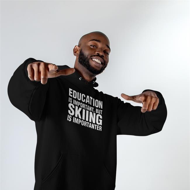 Florian Ederer Education Is Important But Skiing Is Importanter Shirt