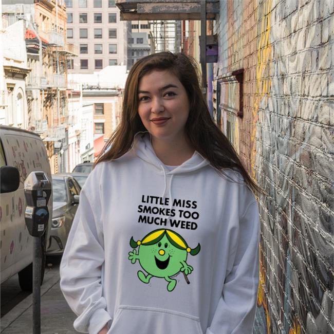 Ale Nandialexx Little Miss Smokes Too Much Weed Tee