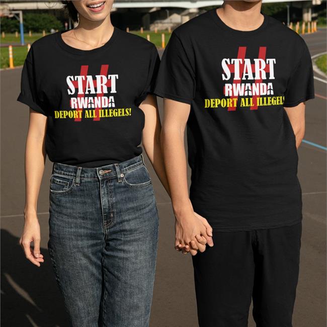 Active Patriot Start Rwanda Deport All Illegels Shirts