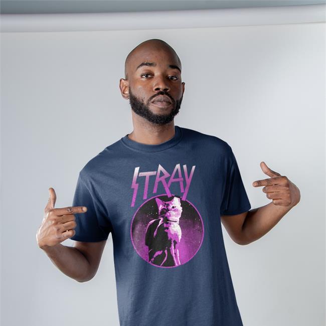 Neon Cat Tee Shirt