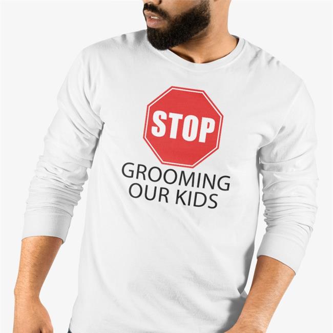 Stop Grooming Our Kids T Shirt White