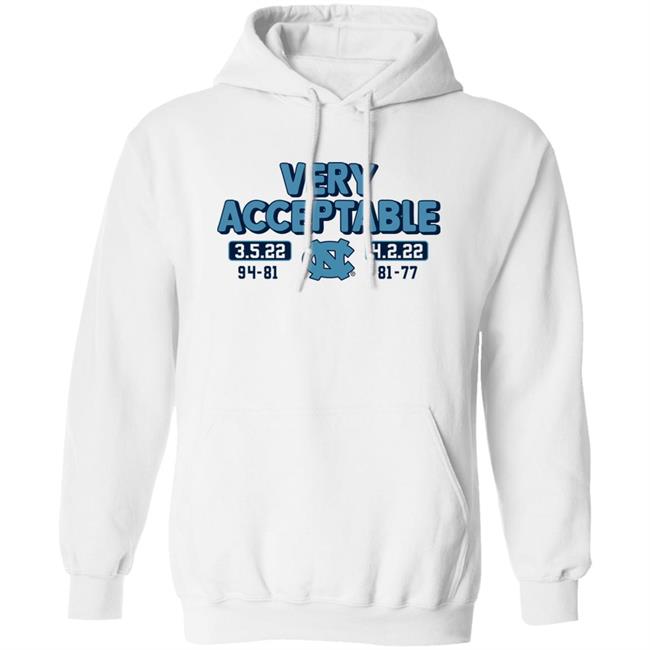 North Carolina Basketball Very Acceptable 3.5.22 4.2.22 94-81 81-77 Shirt Breaking T North Carolina Basketball Very Acceptable 3.5.22 4.2.22 94-81 81-77 Shirt Breaking T