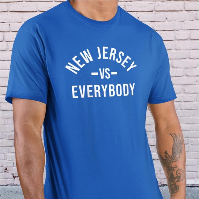 New Jersey Vs Everybody Tees Jon Bon Jovi New Jersey Vs Everybody Shirt