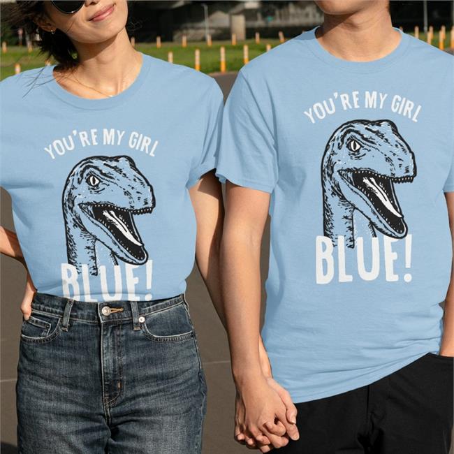 Rhys Darby You're My Girl Blue Jurassic World Sweatshirt Rhysiedarby