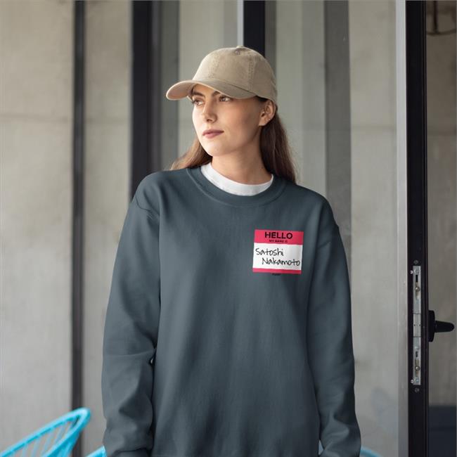 Fomo21 Merch Hello My Name Is Satoshi Nakamoto T Shirt Isabellasg3