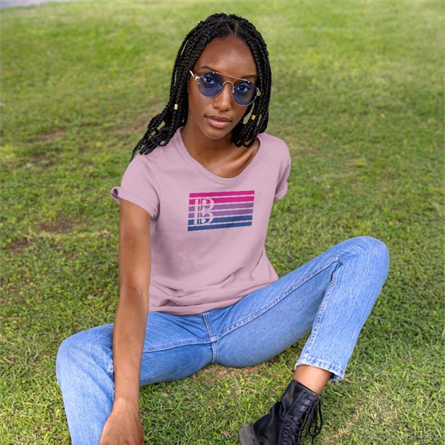 Threatening Music Notation Bisexual And Alto Clef Bi Flag Shirt