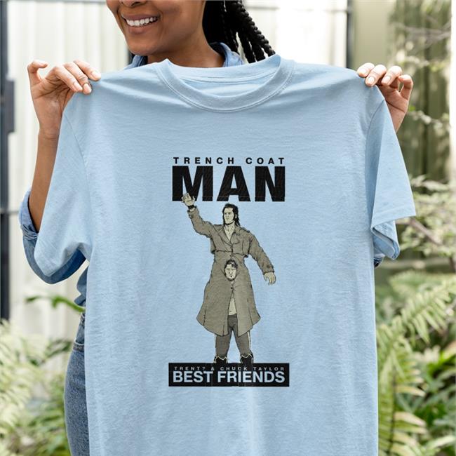 Trench Coat Man Tee Shirt