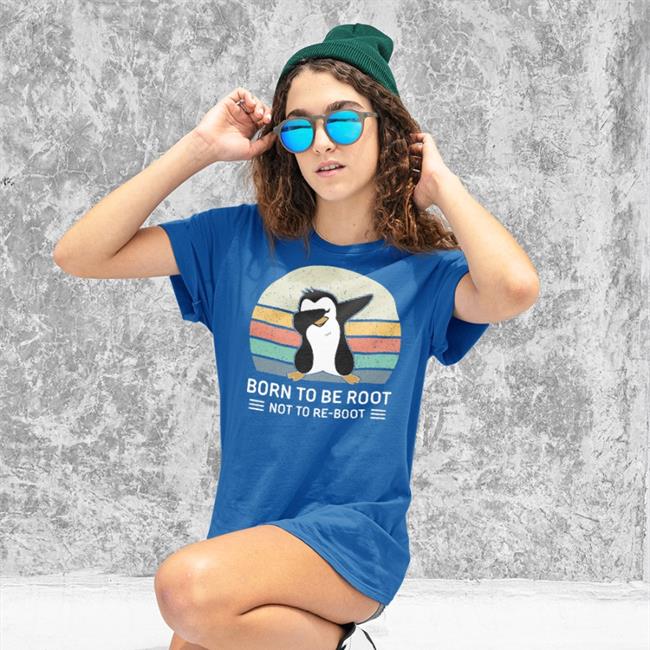 Linux Born To Be Root Not To Re Boot Shirt