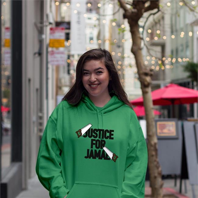 WebToeUB90 Justice For Jamal Hooded Sweatshirt By Mohammed Lak