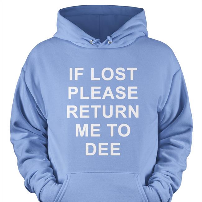 If Lost Please Me To Dee T-Shirt Atlaswhiteart Fnaf Glamrockchica