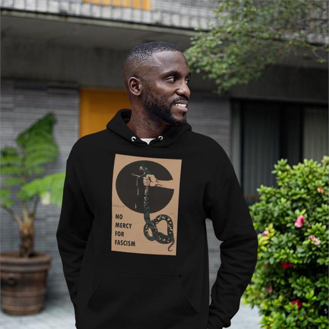 Maelforceone No Mercy For Fascism Long Sleeve Tee Snake Mælstrom