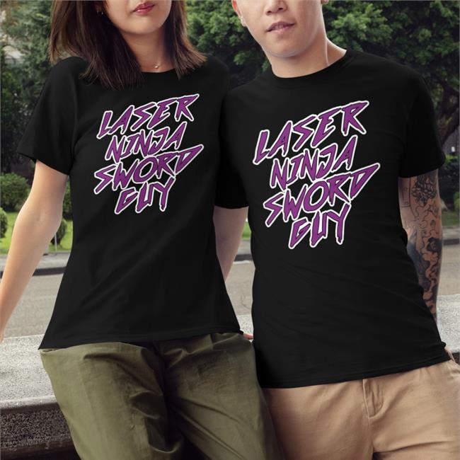 Glock9 Store Laser Ninja Sword Guy T Shirt