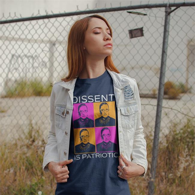Ruth Bader Ginsburg Dissent Is Patriotic T Shirt
