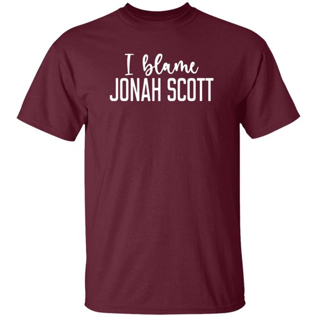 Jonah Scott ImMrTransistor I Blame Jonah Scott T Shirt
