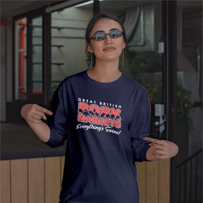 Balcony Shirts Merch Great British Pork Markets Everything's Swine Tank Top