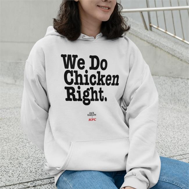 Jack Harlow Merch We Do Chicken Right KFC V Neck T Shirt