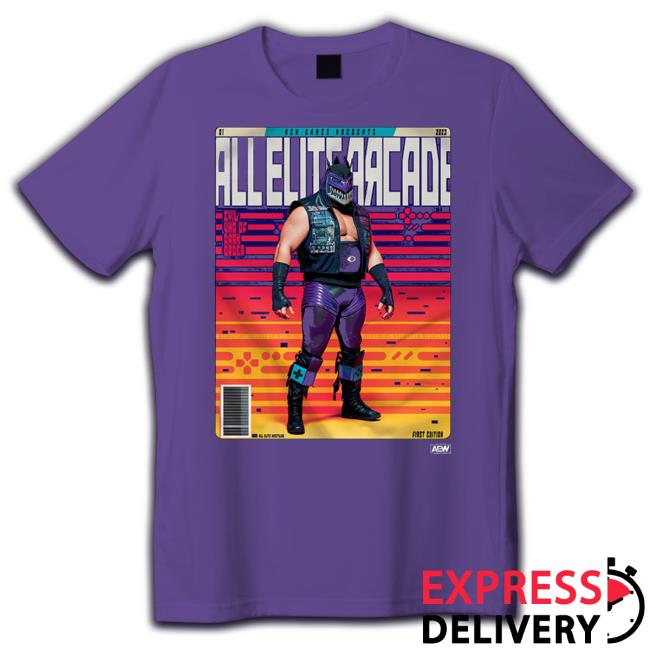 Official Aew Shop Evil Uno First Edition Aew Arcade Shirt