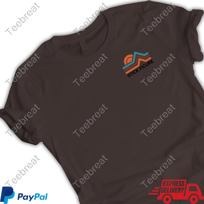 Stick Figure Hillside Tee Shirt