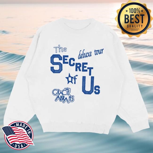 Official Gracie Abrams Shop TSOU Deluxe White Tour Sweatshirts GracieAbrams