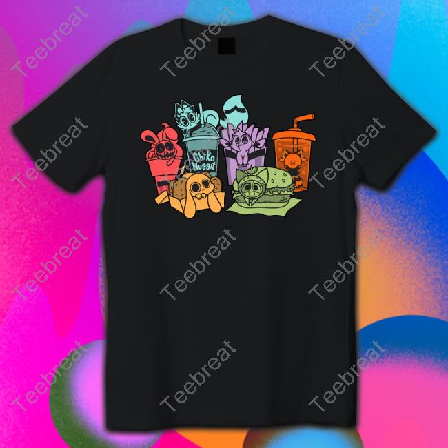 Chikn Nuggit Fast Food Friends T Shirt