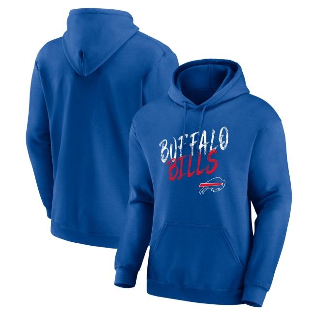 NFL Football Buffalo Bills Hustle Royal Hoodie