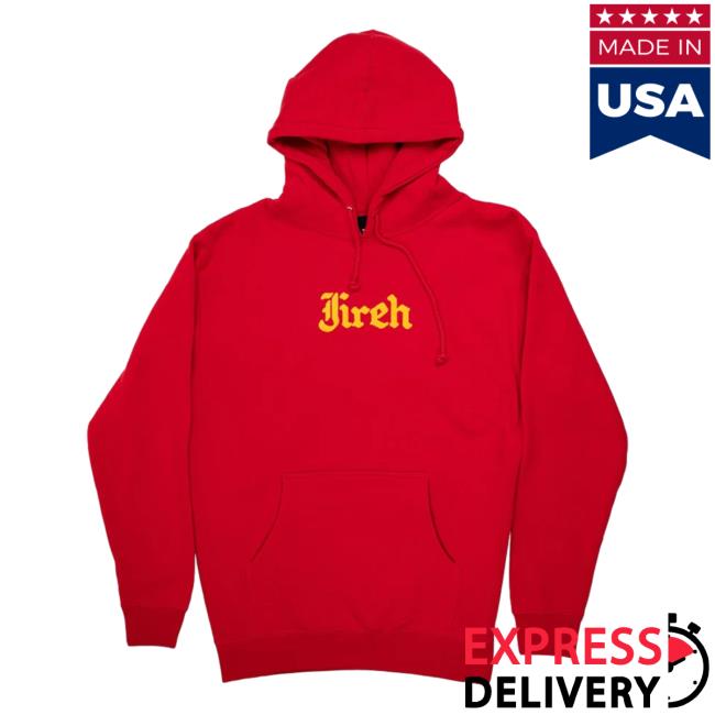 Official Elevation Church Merch Store Elevation Church Jireh Hooded Sweatshirt - Red Elevation Church Apparel ElevationChurch