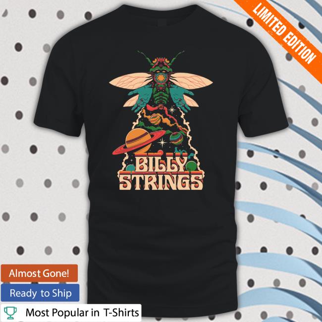 Official Billy Strings Merch Ladies Space Bug Tee
