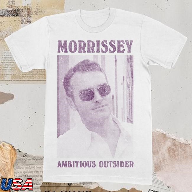 Mporium Ambitious Outsider Tee White Official Morrissey Merch Store Shop