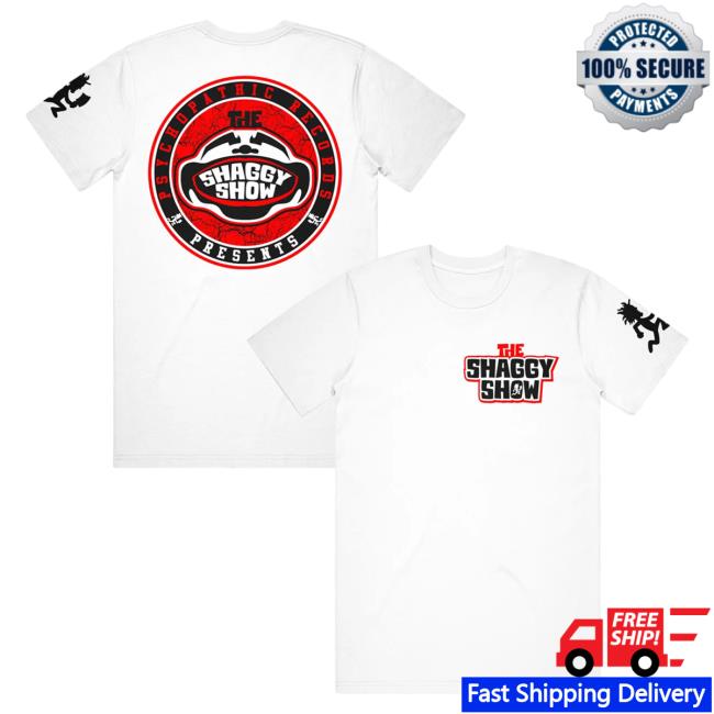 Official Psychopathic Merch Shaggy 2 Dope The Shaggy Show Circle Logo White New Shirt Psychopathicmerch