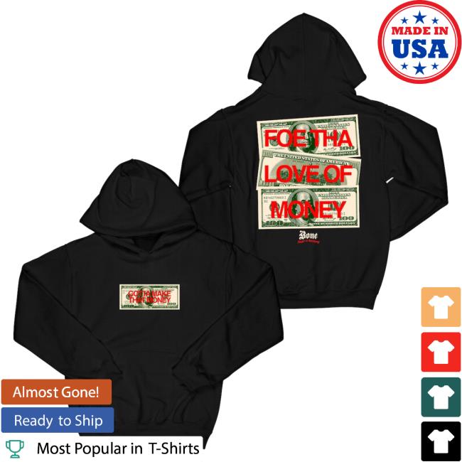 Official Merch Bar Store Bone Thugs-N-Harmony Gotta Get That Money "Black" Tee MerchBar BoneThugsnHarmony Apparel Clothing Shop