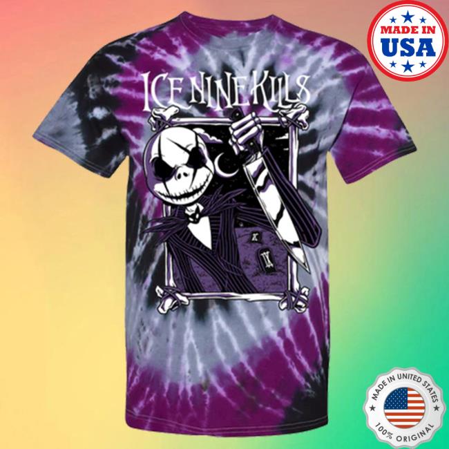 Official Ink Merch Store Ice Nine Kills Graveyard Jack Tie-Dye Hot Shirt IceNineKills