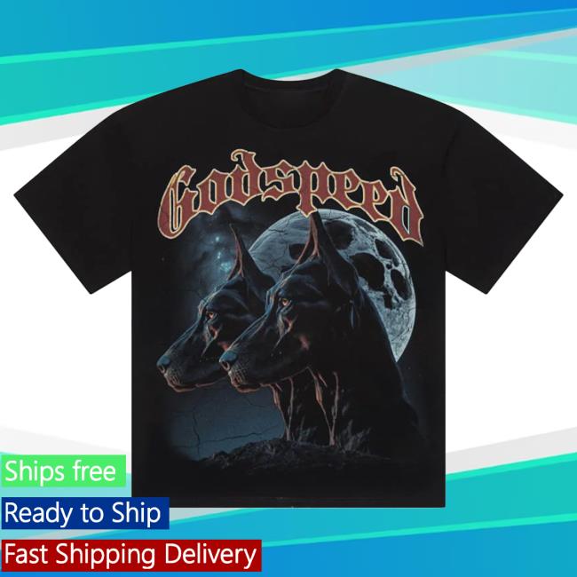 Official Godspeed Nyc Clothing Merch F.T.D Shirts (Black/Red)