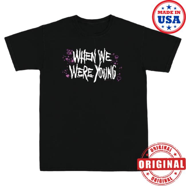 Official When We Were Young Festival 2023 Merch Fest Lineup Tee Shirt Pink WhenWeWereYoung