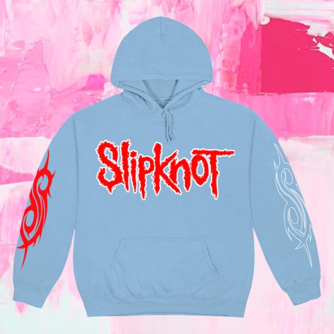 Official Slipknot Merch Store Slipknot Slipknot Logo '22 Tour Blue Hood Slipknotmerch Apparel Clothing Shop