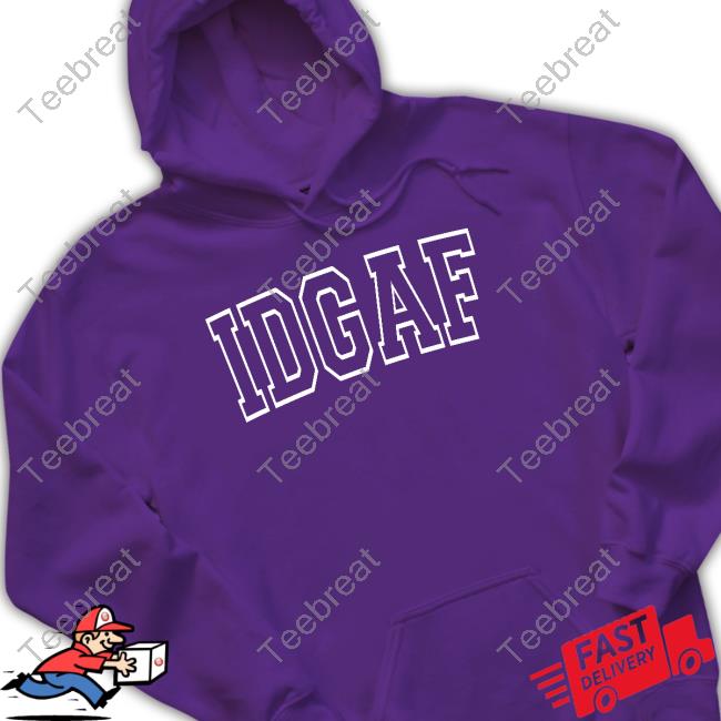 IDGAF Coral New Hoodie
