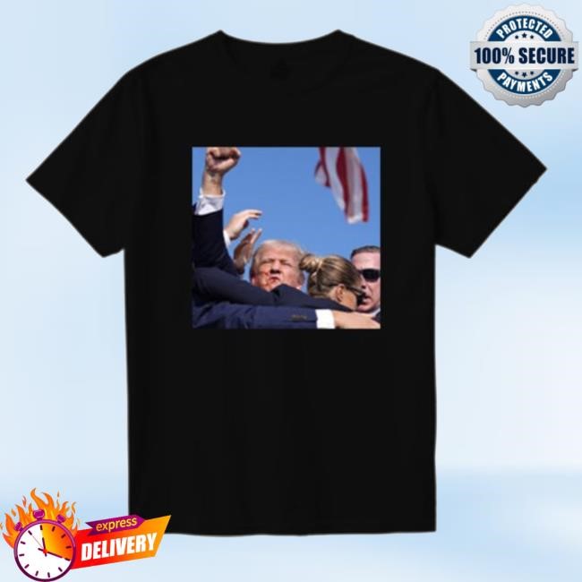 Trump Shot Black T-Shirts | Vote Donald Trump | USA Flag | Best Not Miss | Make America Great Again | Trump 2024