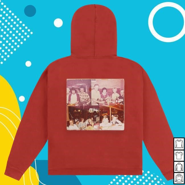 Official Zach Bryan Merch Store Shop Zach Bryan Bar Scene Rust Crew neck