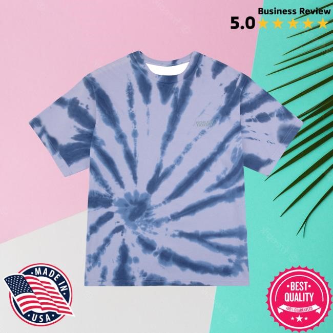 Core Logo Tie Dye 3M New Shirt Blue - BOILER ROOM