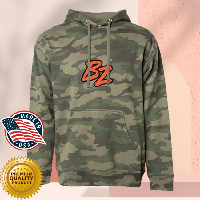 Official Bailey Zimmerman Merch Store Bailey Zimmerman Bz Logo Popover Hoodie - Camo
