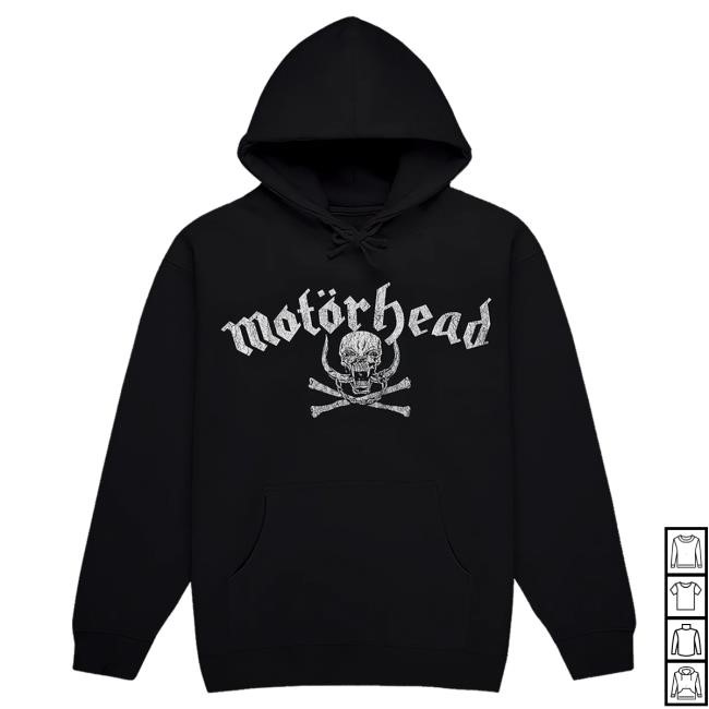 Official Blackcraft Cult Motörhead x Blackcraft Crossbones Hoody