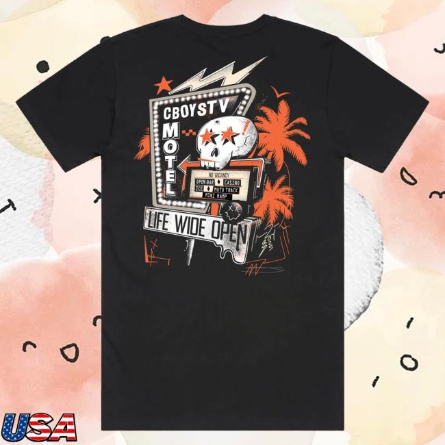 Official Cboystv Merch Motel CBTV Tshirt - Cboys Tv