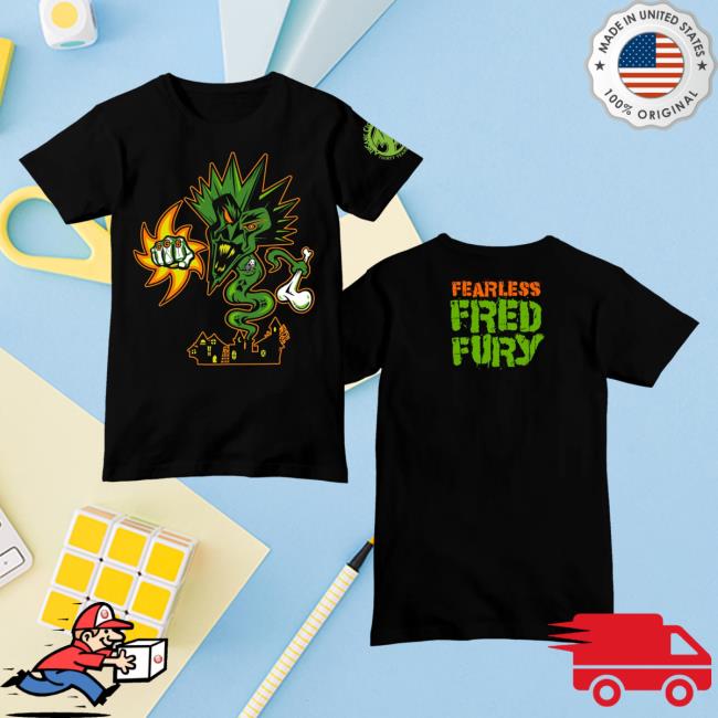 Official Icp Merch Clothing Store Insane Clown Posse Undead Fearless Fred Fury Black Tee