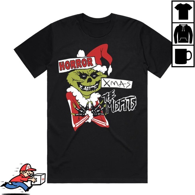 Misfits Horror Xmas Black Tee Misfits Clothing Store