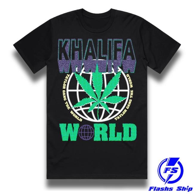 Official Wiz Khalifa Merch Store Khalifa The World New Shirt WizKhalifa