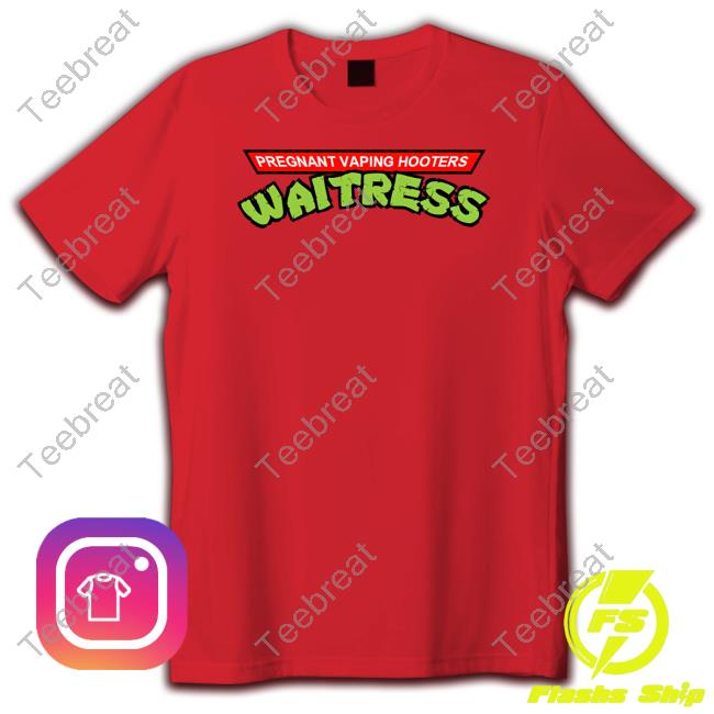 Bug Mane Pregnant Vaping Hooters Waitress Hoodie