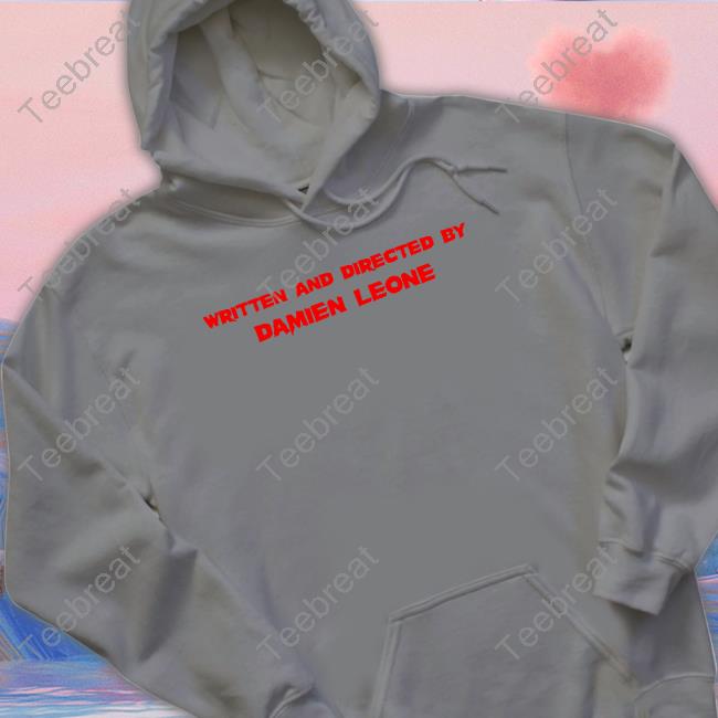 Broke Horror Fan Written And Directed By Damien Leone Hooded Sweatshirt