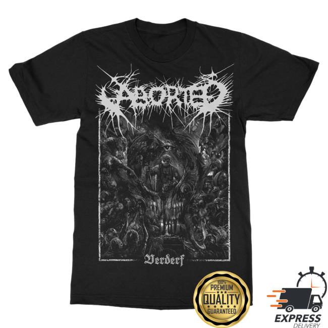 Official Indie Merch Store Shop Aborted "Verderf" Shirts IndieMerchStore