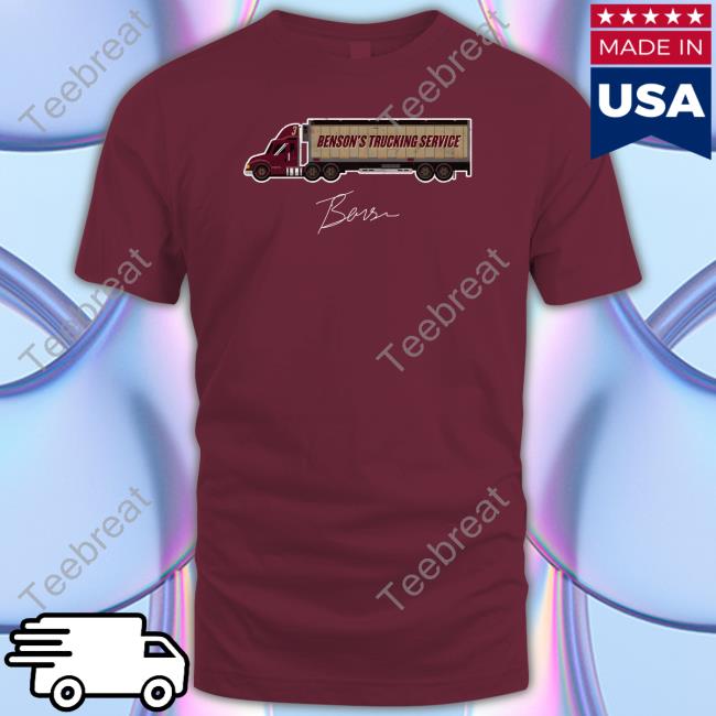 Trey Benson Benson's Trucking Service Long Sleeve Shirt