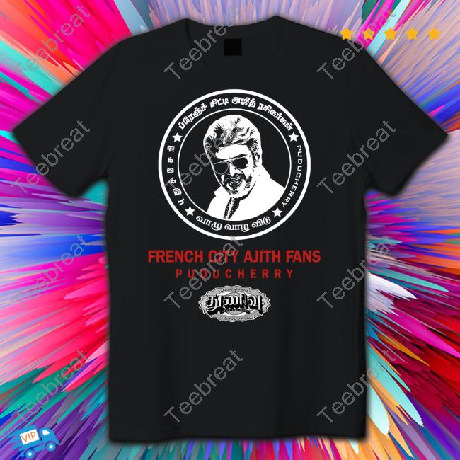 French City Ajith Fans Puducherry Shirt Black